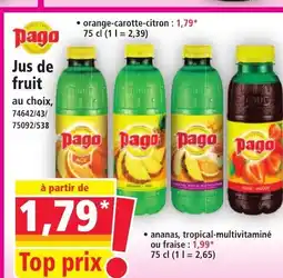 Norma PAGO Jus de fruit offre