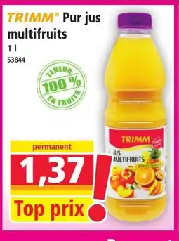 Norma TRIMM Pur jus multifruits offre