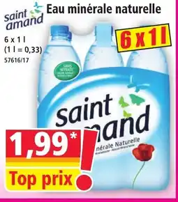 Norma SAINT AMAND Eau minérale naturelle offre