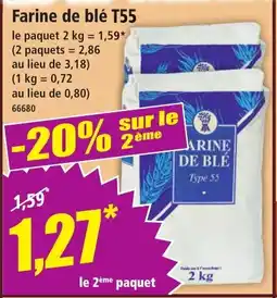 Norma Farine de blé T55 offre