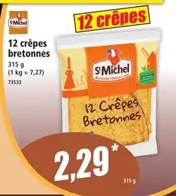Norma ST MICHEL 12 crêpes bretonnes offre