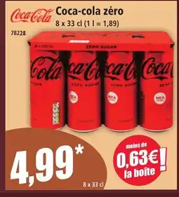 Norma COCA-COLA zéro offre