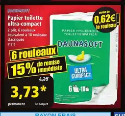 Norma DAUNASOFT Papier toilette ultra-compact offre