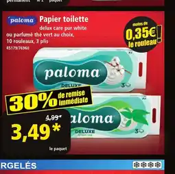 Norma PALOMA Papier toilette offre