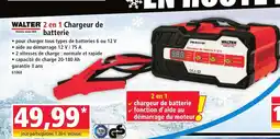 Norma WALTER 2 en 1 Chargeur de batterie offre