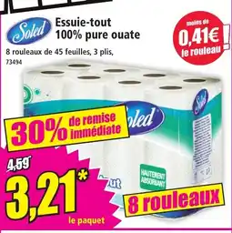 Norma SOLED Essuie-tout 100% pure ouate offre