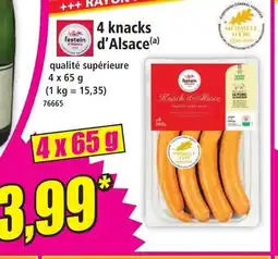 Norma 4 knacks d'Alsace offre