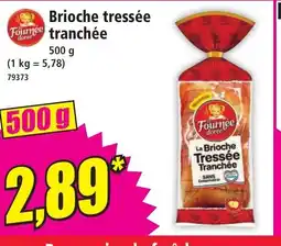 Norma LA FOURNÉE DORÉE Brioche tressée tranchée offre