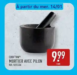 ALDI CROFTON Mortier avec pilon offre