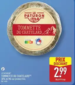 ALDI LE PATURON Tommette du chatelard offre