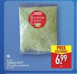 ALDI MILSANI Fromage rápé offre