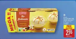 ALDI MILSANI Île flottante sur crème anglaise offre