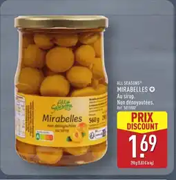 ALDI ALL SEASONS Mirabelles offre