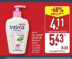 ALDI INTIMA Gel lavant intime offre