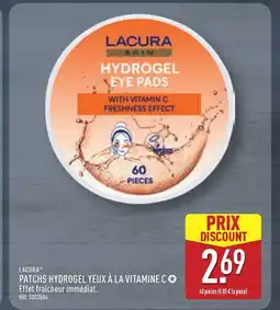 ALDI LACURA Patchs hydrogel yeux à la vitamine c offre