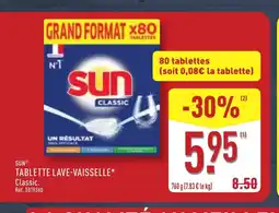ALDI SUN Tablette lave-vaisselle offre