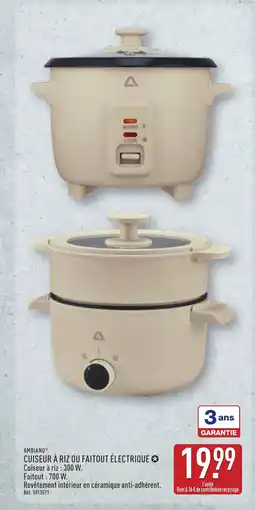ALDI AMBIANO Cuiseur à riz ou faitout électrique offre