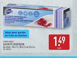 ALDI POWER FORCE Sachets fraîcheur offre
