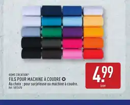 ALDI HOME CREATION Fils pour machine à coudre offre