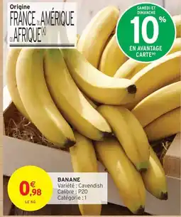 Intermarché Contact Banane offre