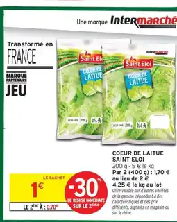 Intermarché Contact SAINT ELOI Coeur de laitue offre