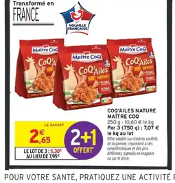 Intermarché Contact MAÎTRE COQ Coq'ailes nature offre