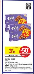Intermarché Contact MILKA Cake & choc offre
