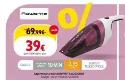 Darty Aspirateur à main rowenta offre