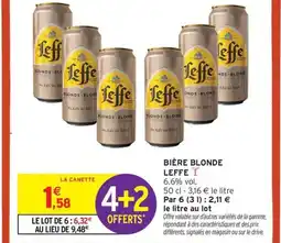 Intermarché Contact LEFFE Bière blonde offre