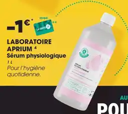 Aprium Pharmacie Laboratoire aprium 4 sérum physiologique offre