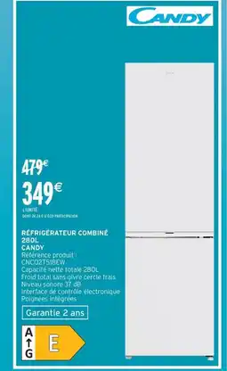Intermarché Express CANDY Réfrigérateur combiné offre