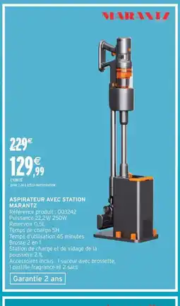 Intermarché Express MARANTZ Aspirateur avec station offre