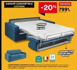 BUT Canapé express convertible offre
