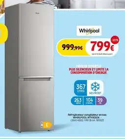 Darty Réfrigérateur congélateur en bas whirlpool offre
