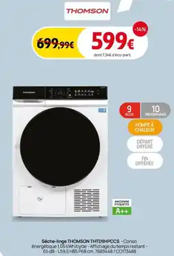 Darty Sèche-linge thomson offre