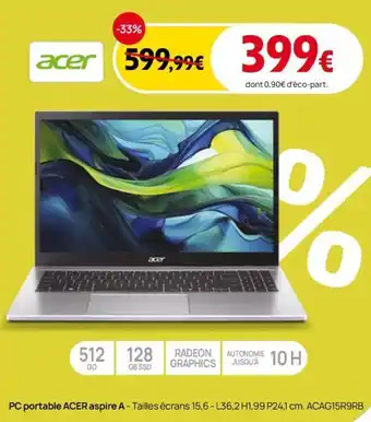 Pc portable acer aspire a