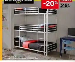 BUT Lits superposes trio 4 offre