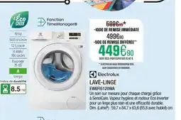 Extra ELECTROLUX Lave-linge EW6F15120WA offre