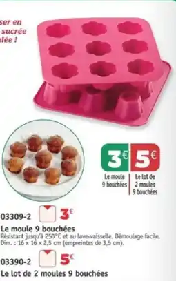 Maximo Le moule 9 bouchées offre