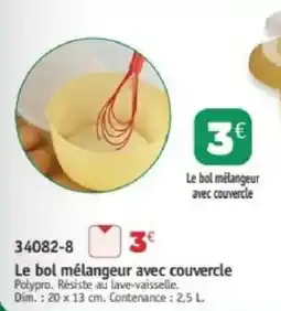 Maximo Le bol mélangeur avec couvercle offre