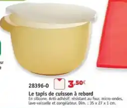 Maximo Le tapis de cuisson à rebord offre