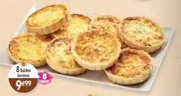 Maximo 8 quiches lorraines offre