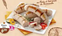 Maximo 4 boudins blancs au porto et lait frais de normandie offre