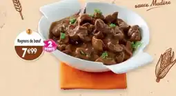 Maximo Rognons de bœuf sauce Madère offre
