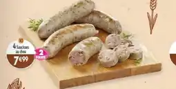 Maximo 4 Saucisses cau chau offre