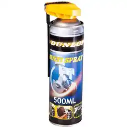 Carrefour Dunlop huile spray pour véhicules et outils 500 ml offre