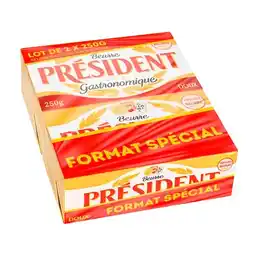 Carrefour Président beurre gastronomique format spécial offre