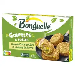 Carrefour Bonduelle galettes à poêler surgelées offre