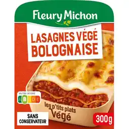 Carrefour Fleury michon plat cuisinés végétaux offre