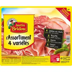 Carrefour Justin bridou l'assortiment 4 variétés offre